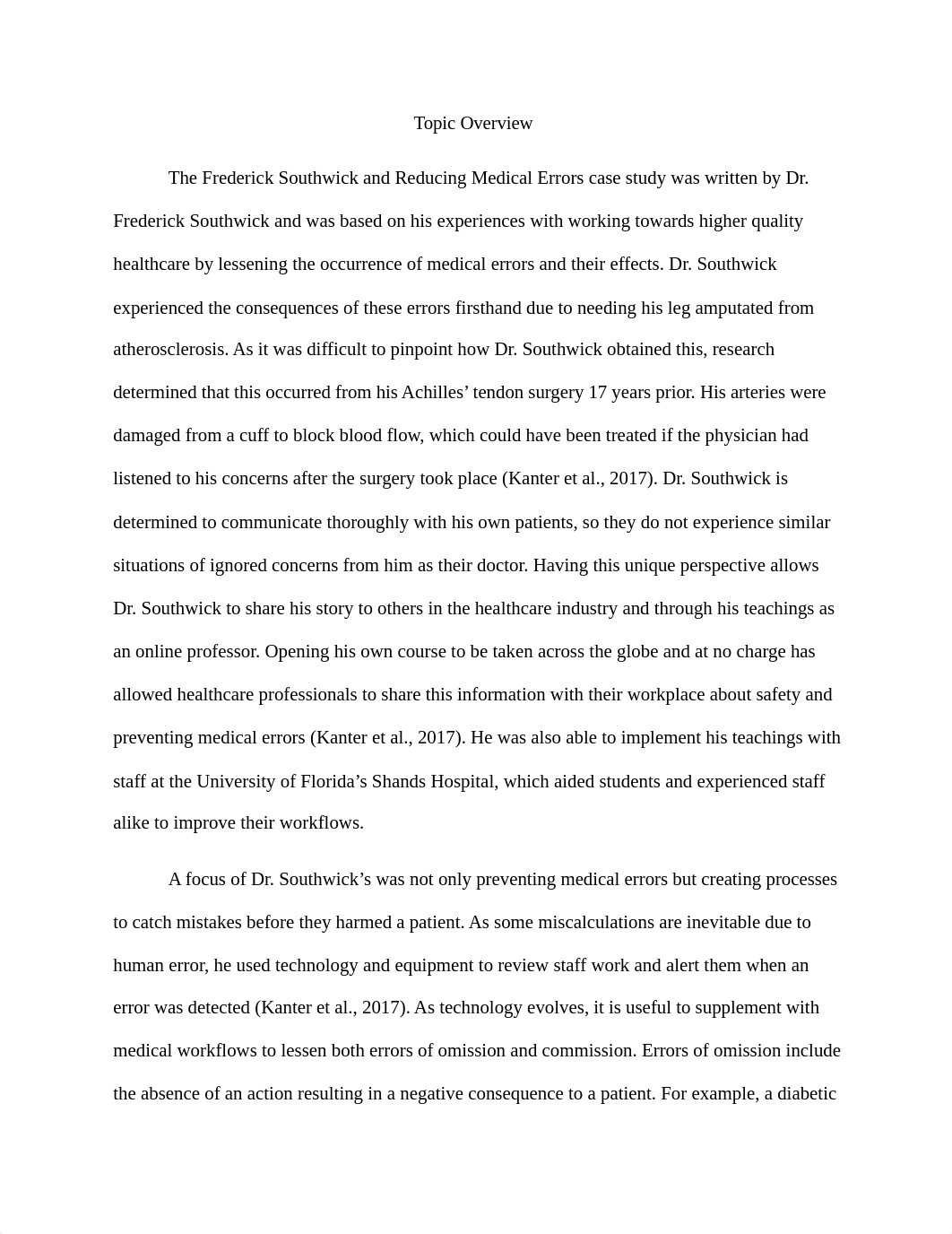 Frederick Southwick and Reducing Medical Errors - Module 12 Individual Paper.docx_d9snnlchgmn_page2