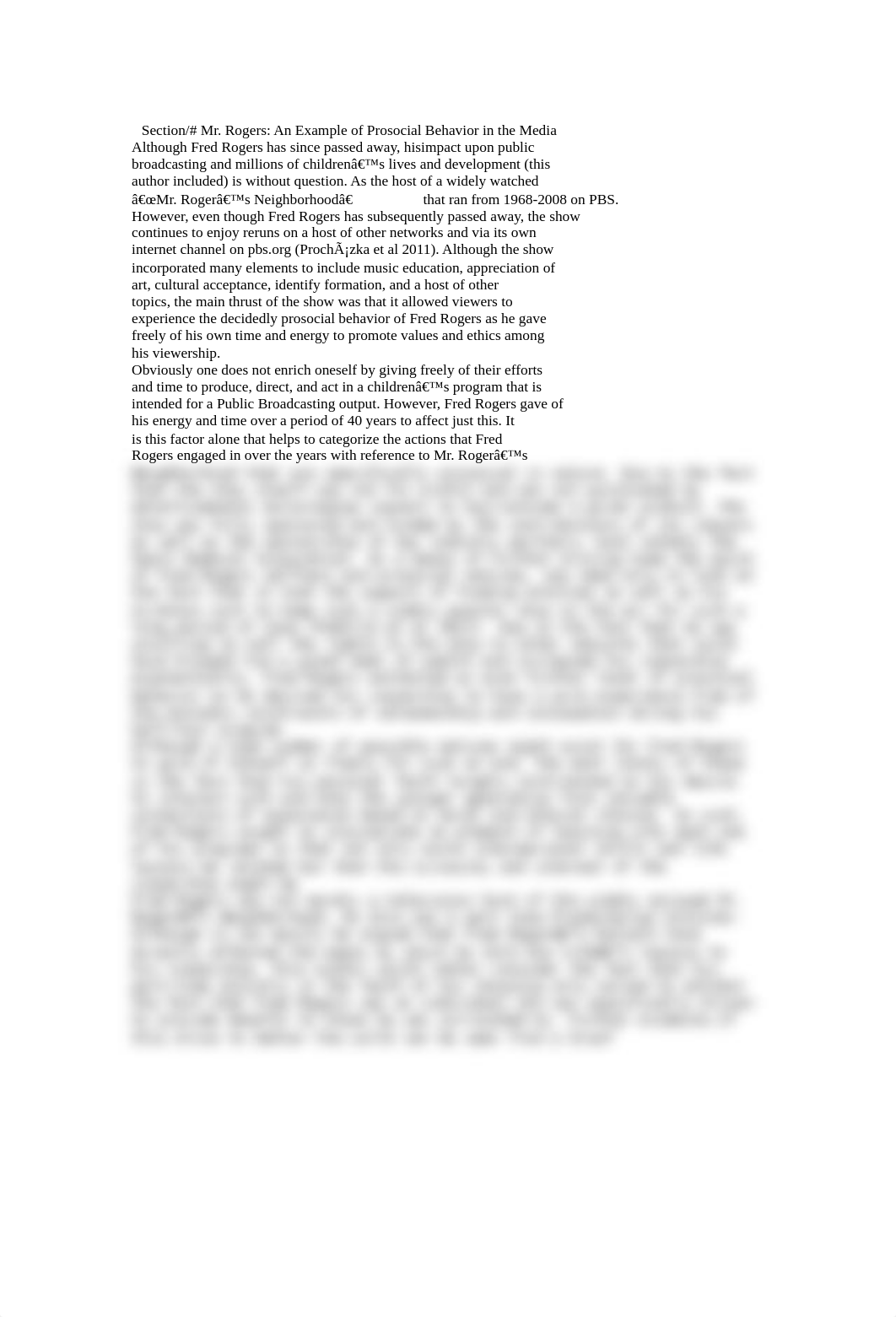 Mr. Rogers An Example of Prosocial Behavior in the Media essay.doc_d9swnmycbbp_page1