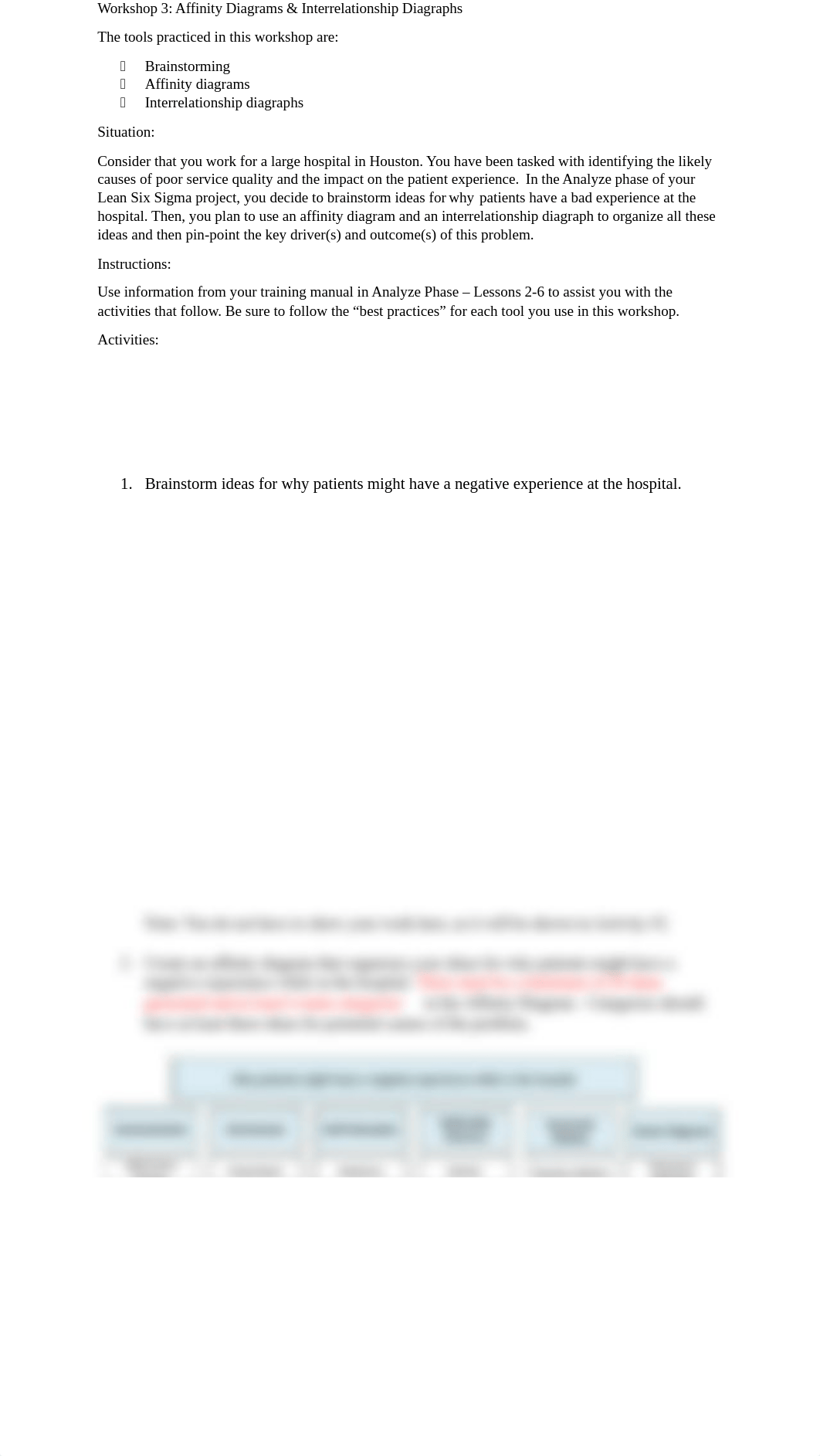 TLIM 4342 - Workshop 3 - Affinity Diagrams.docx_d9t1wuih5q3_page1