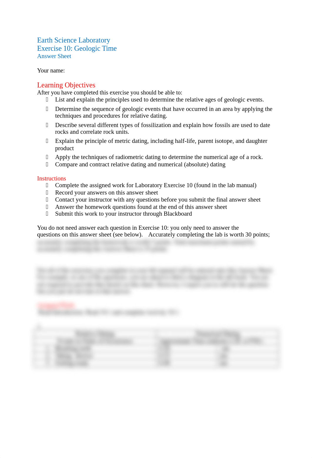 Exercise 10 Geologic Time  Answer Sheet 9th edition.doc_d9t3zg59xj5_page1