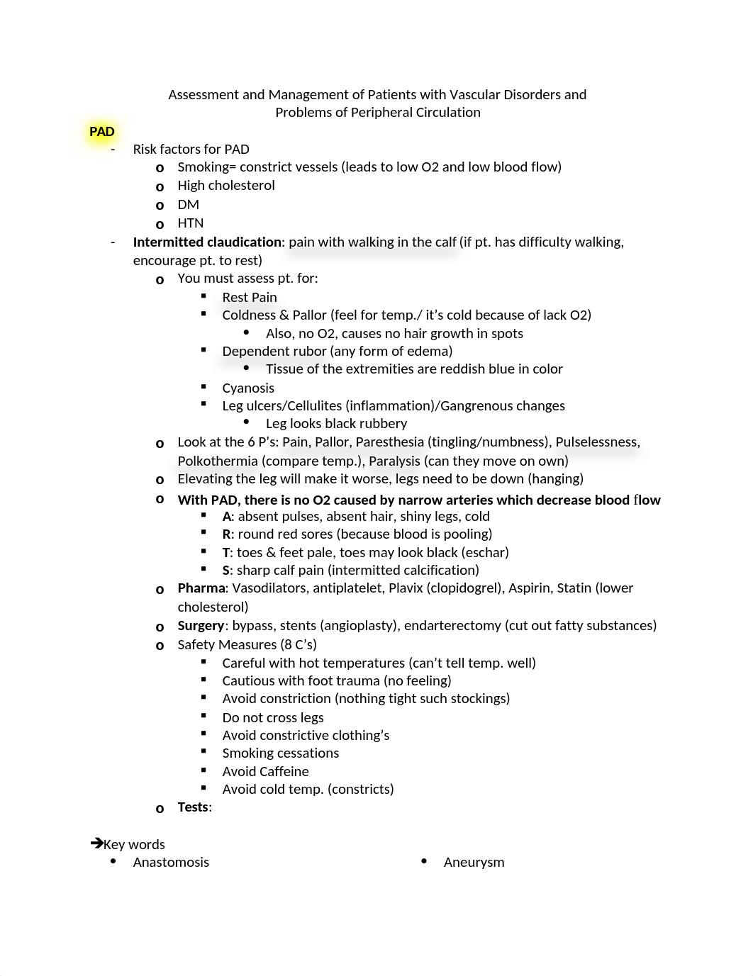 Peripheral Vascular Disorders.docx_d9t6ronen6b_page1