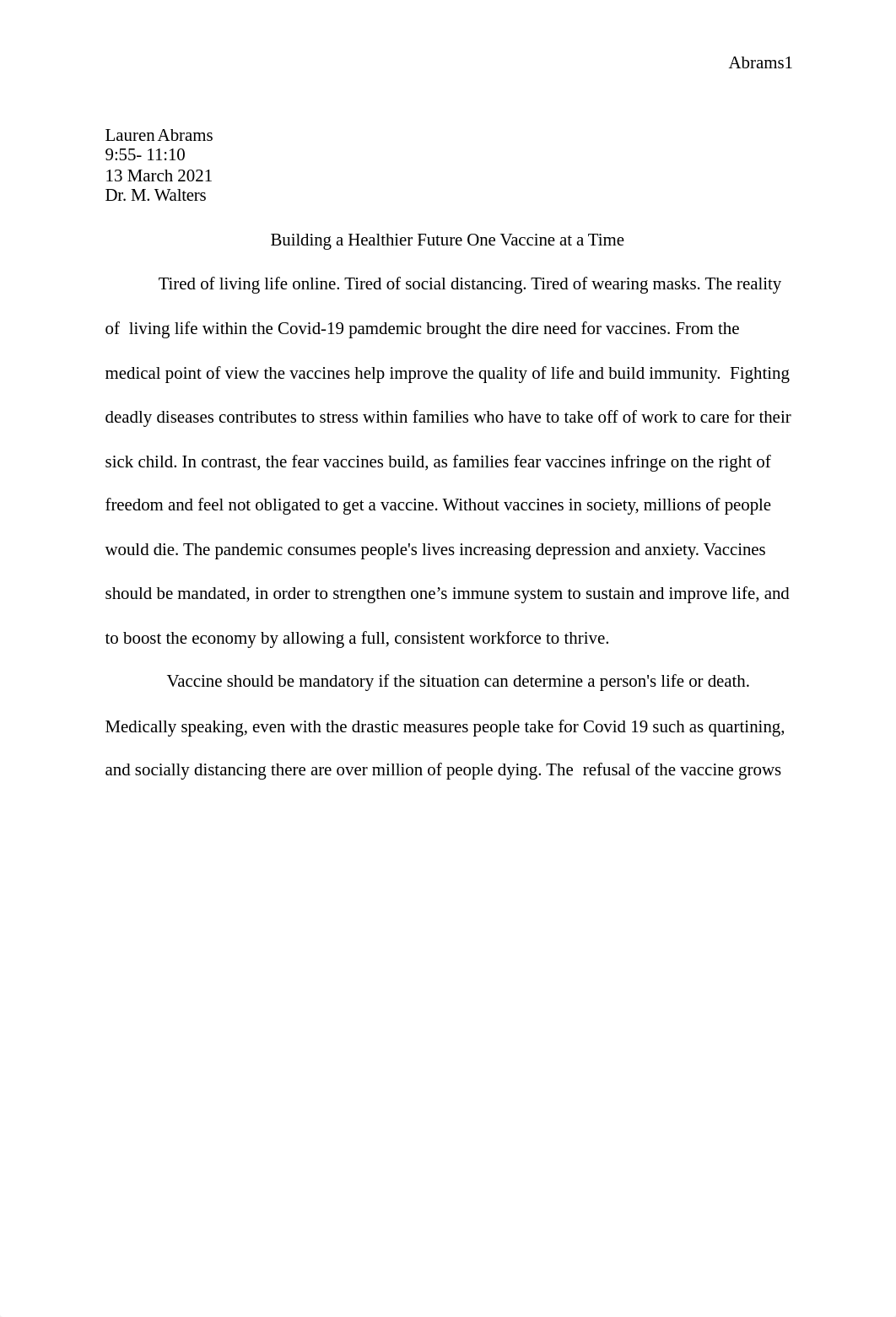 Second Draft of covid vaccine essay  .pdf_d9t7m2knjw9_page1