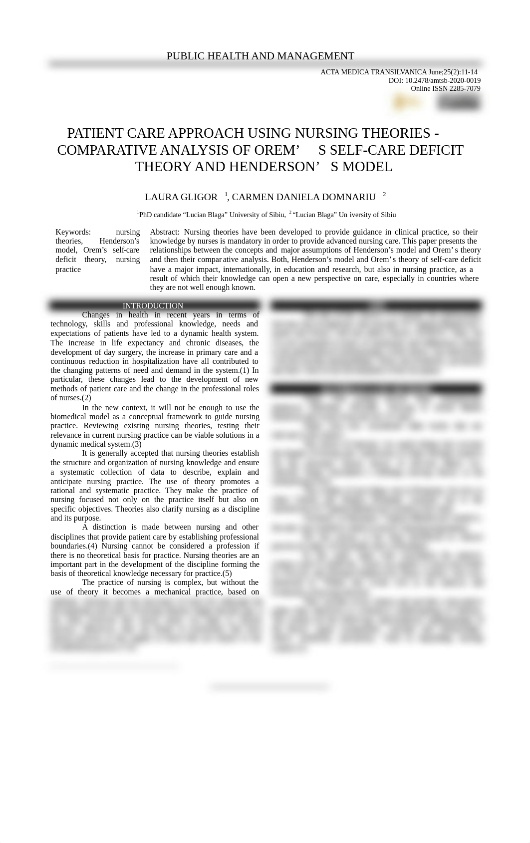 PATIENT CARE APPROACH USING NURSING THEORIES - COMPARATIVE ANALYSIS OF OREM'S SELF-CARE DEFICIT THE_d9t8zzz6x2n_page1