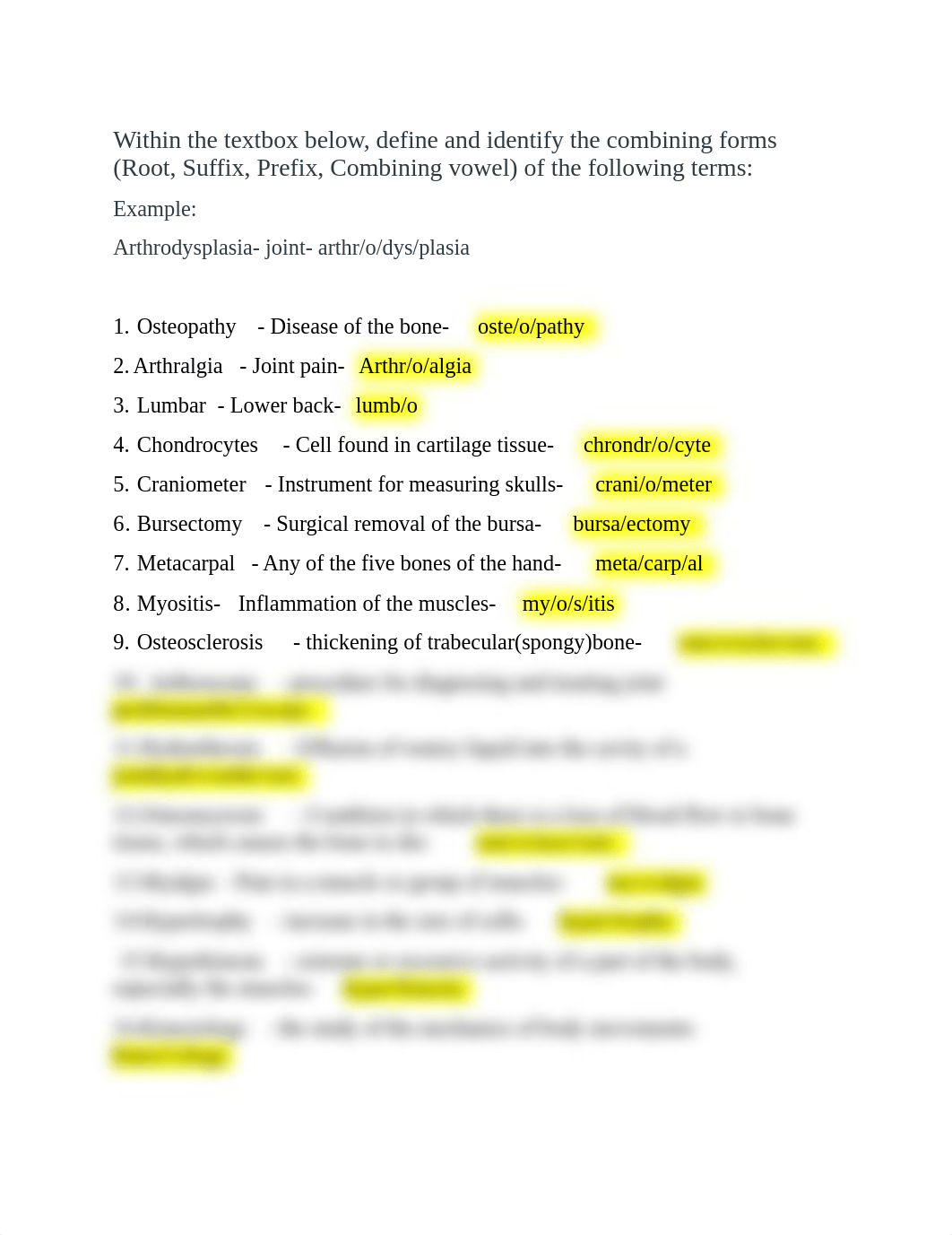 Unit 3 medical terminology musculosketal system asignment.docx_d9tj01wnoik_page1