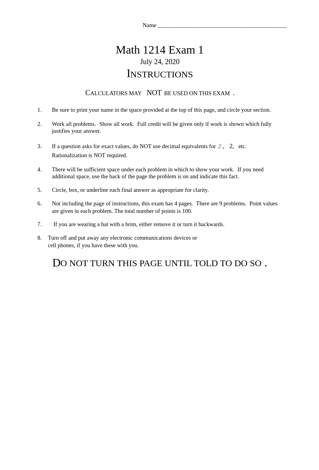 Math 1214 - Exam 1 - SS2020.pdf_d9tj5unzw8u_page1