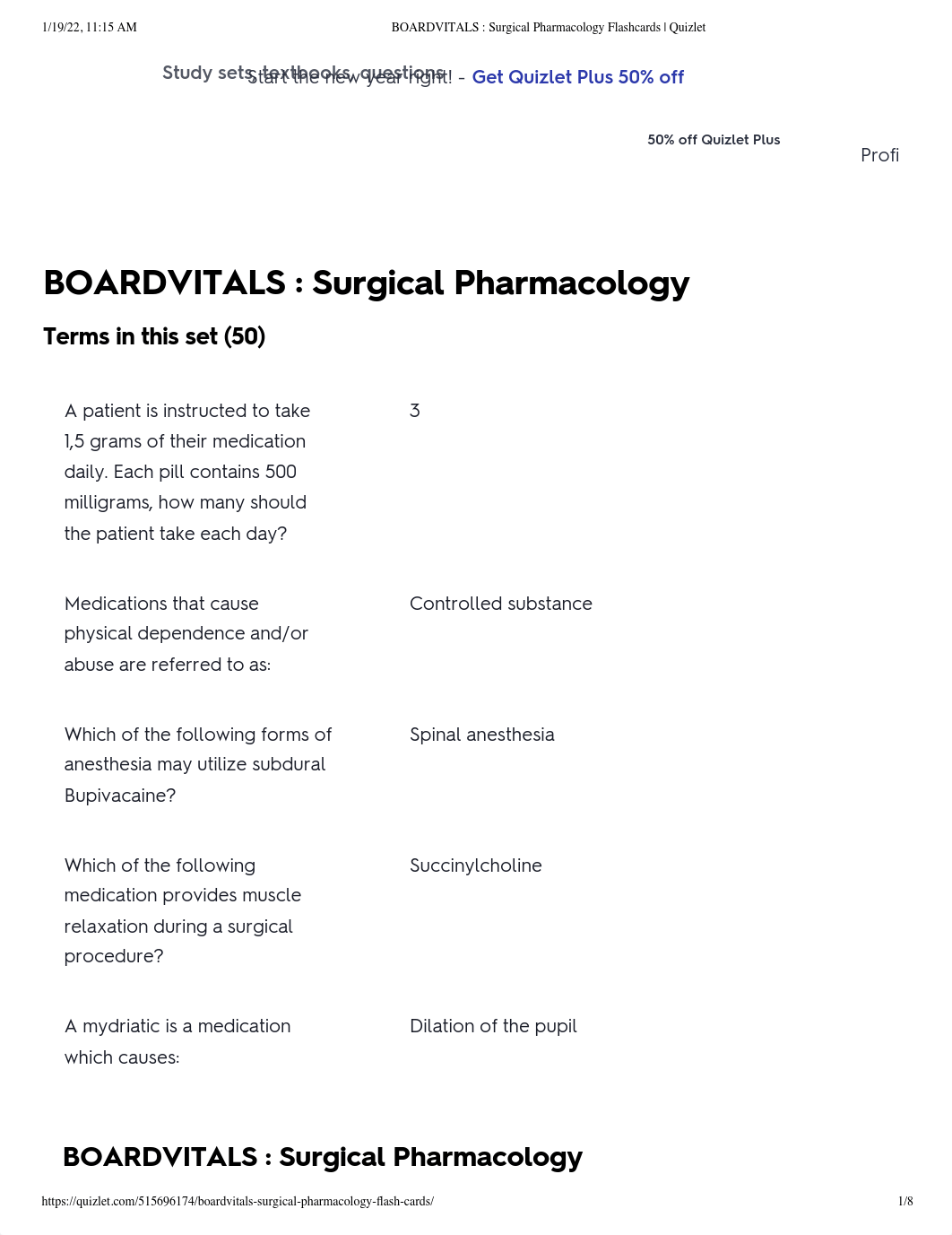 BOARDVITALS _ Surgical Pharmacology Flashcards _ Quizlet.pdf_d9tl6w0kvvf_page1