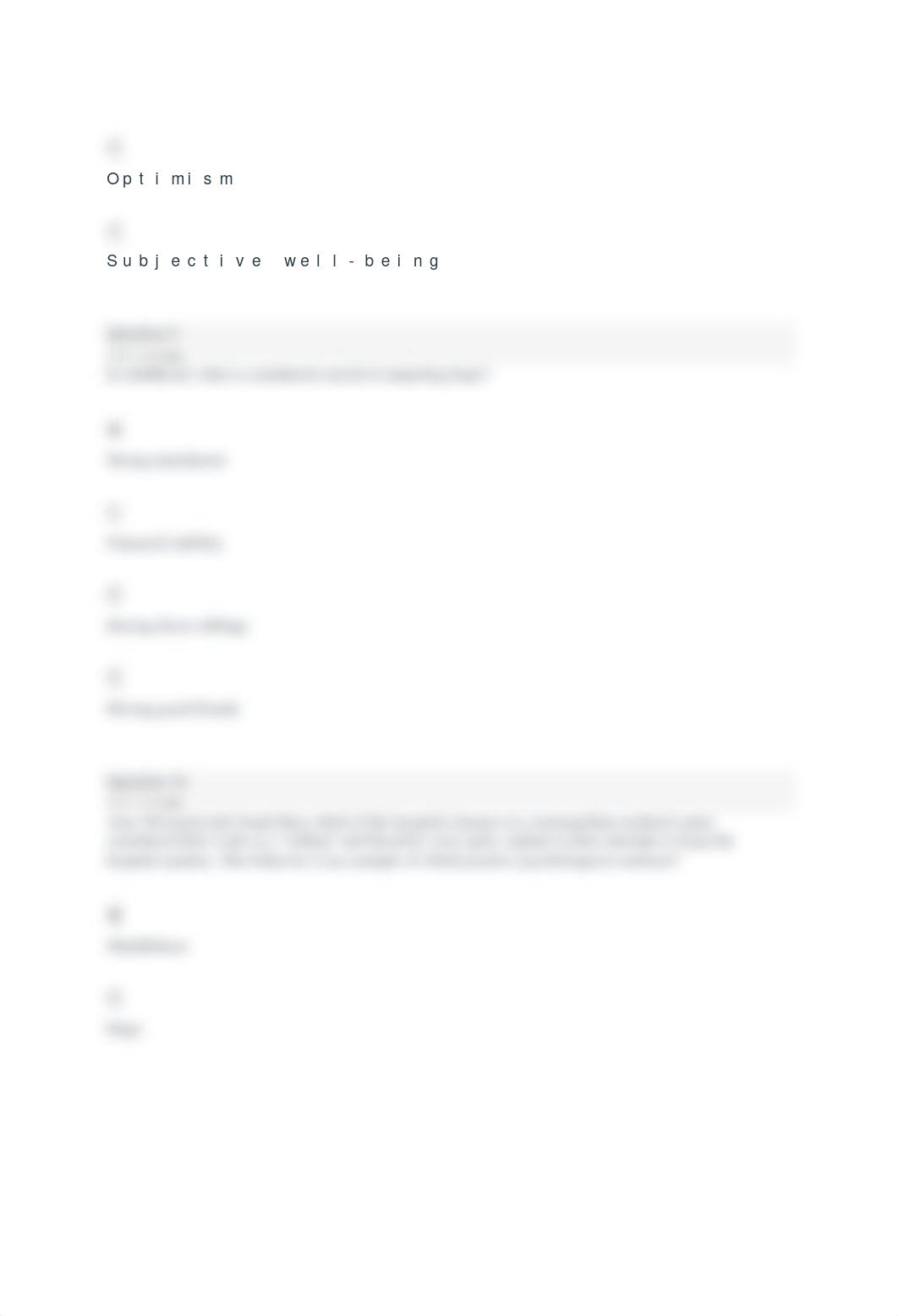 Module 3 Multiple Choice Test- positive psychology.docx_d9to8mw6me6_page5