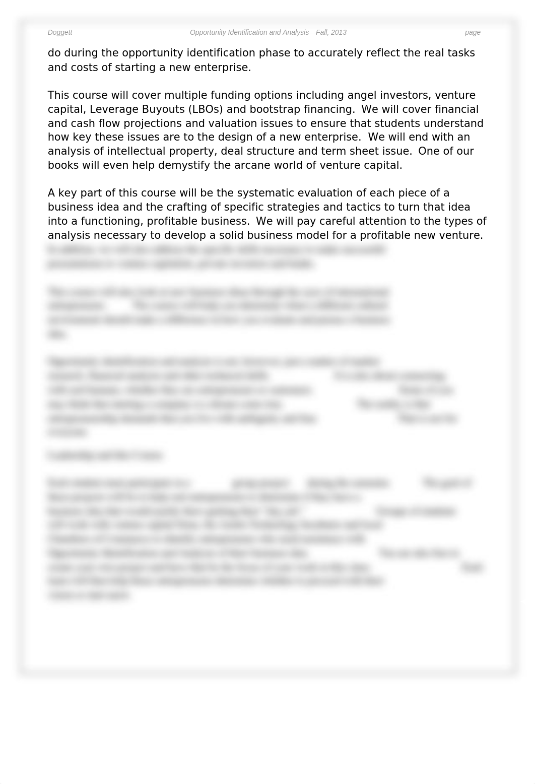 MAN 385 - Opportunity Identification and Analysis - Dogget - 04750_d9tqznmhm1j_page2