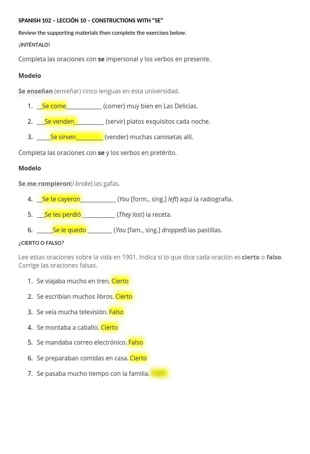 Leccion 10 - Constructions with SE - Practice - Spa102.docx_d9ty7gigkg4_page1