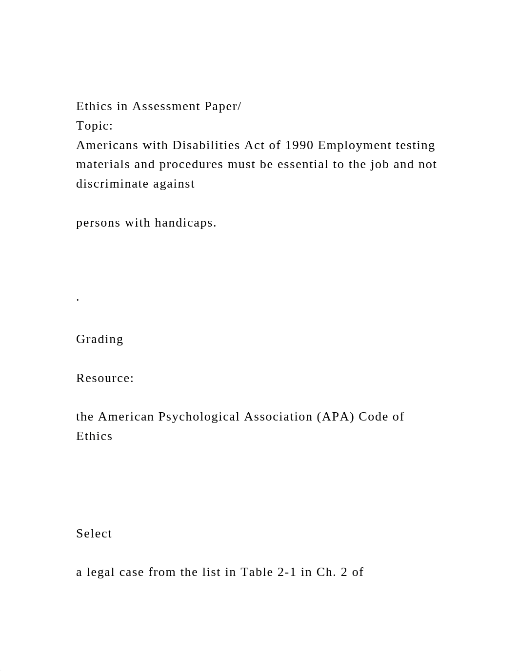 Ethics in Assessment PaperTopicAmericans with Disabilities A.docx_d9u13557jvs_page1