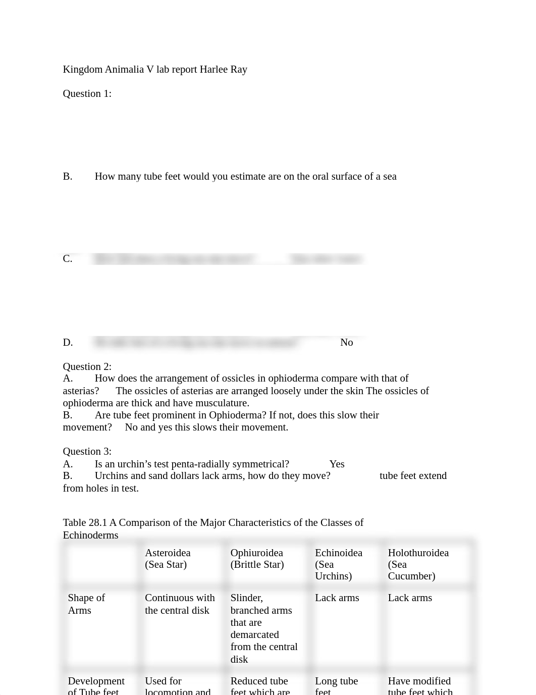 Kingdom Animalia V lab report.pdf_d9u2f711tyu_page1