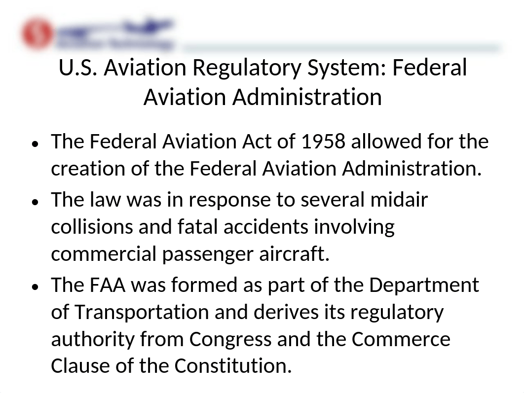 AVT 1101 - Week 3 - US Aviation Regulatory System - V1.01.pptx_d9u87p12y9b_page5