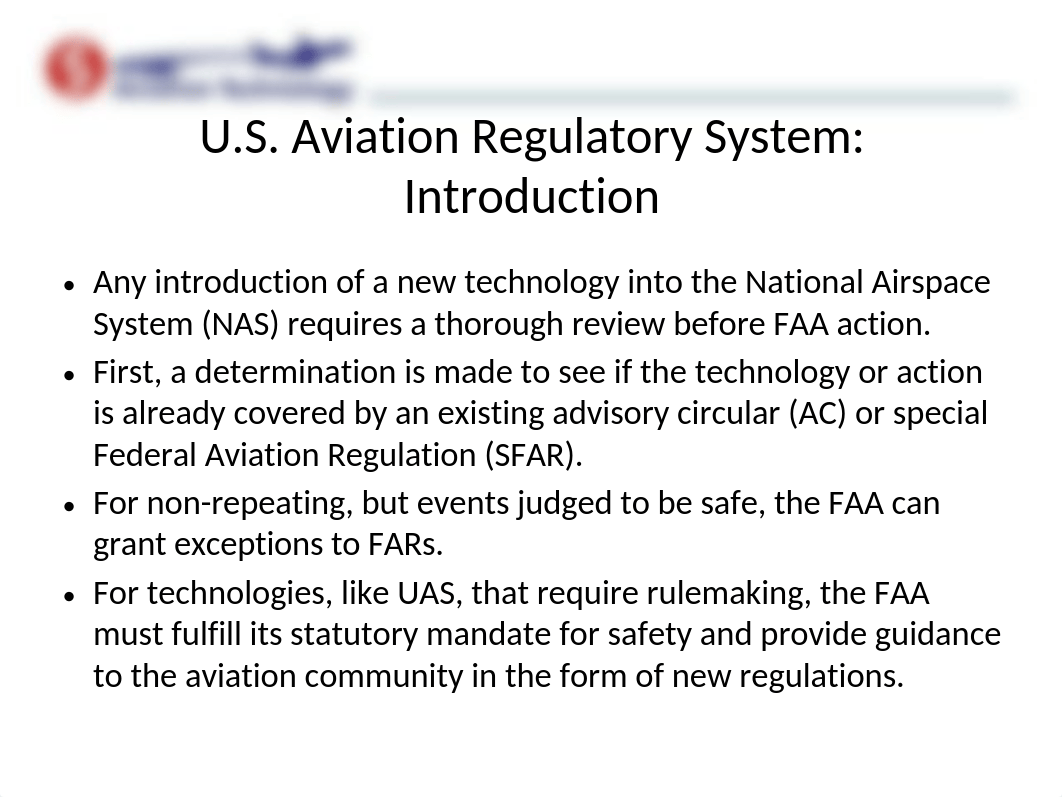 AVT 1101 - Week 3 - US Aviation Regulatory System - V1.01.pptx_d9u87p12y9b_page3