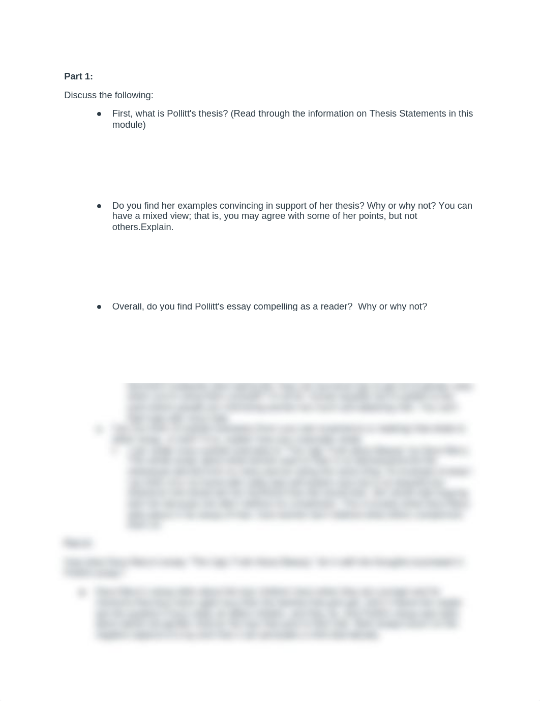 Reading Response: "Why Boys Don't Play With Dolls," Katha Pollitt, 555 AND "The Ugly Truth About Bea_d9uartzwi30_page1