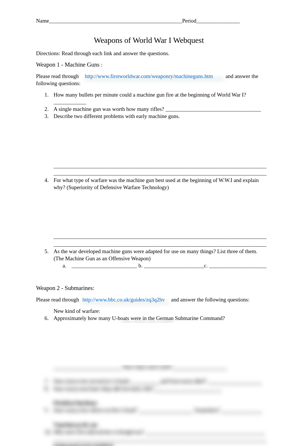 Weapons of World War I Webquest.docx_d9uhteflvkf_page1
