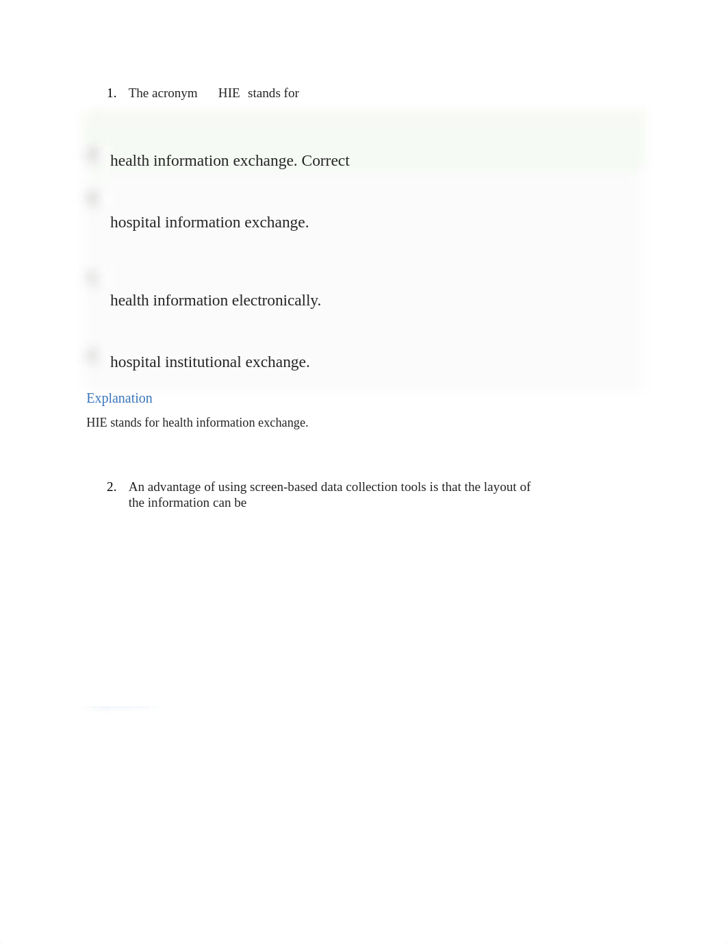 Electronic Health Records - Chapter 2 Multiple Choice.docx_d9uhv5zjt6s_page1