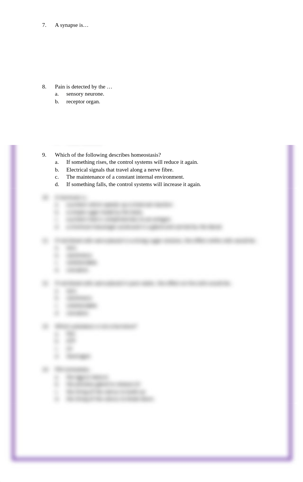 4. PiXL Independence KS4 GCSE Biology Coordination and control Booklet 1 .pdf_d9uq9kgwxya_page3