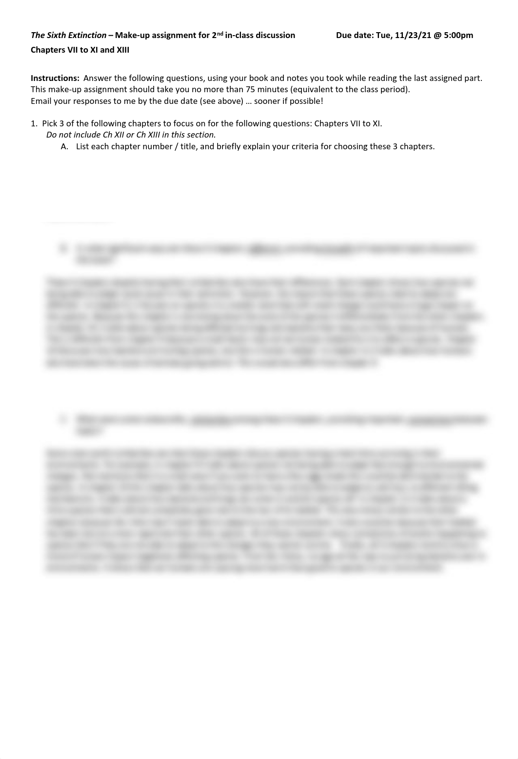 SixthExtinction 2ndDiscussion MakeUpCW F21.pdf_d9vfken3qdr_page1