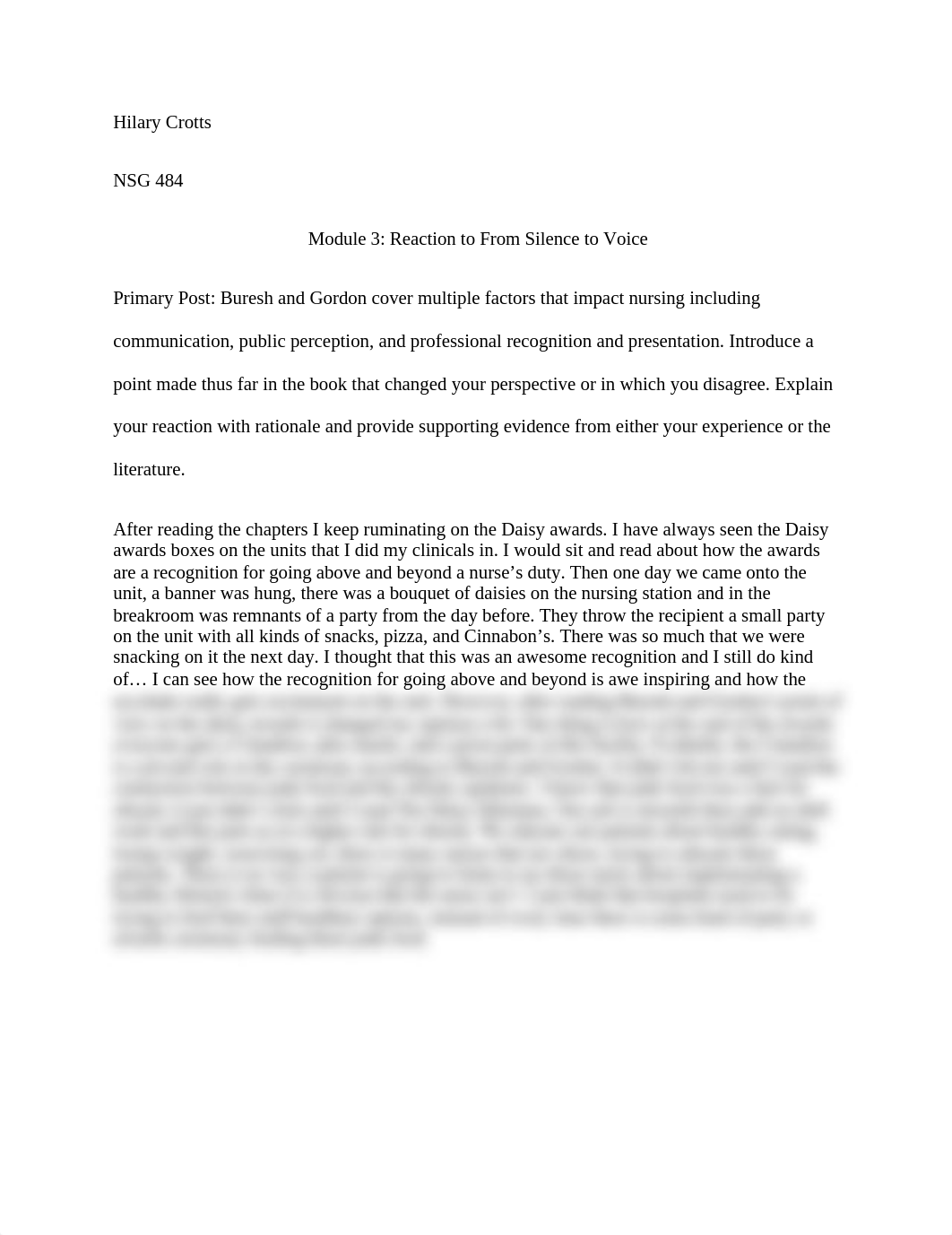 NSG 484-Discussion 3 From Silence to Voice.docx_d9vs4p9nw9i_page1