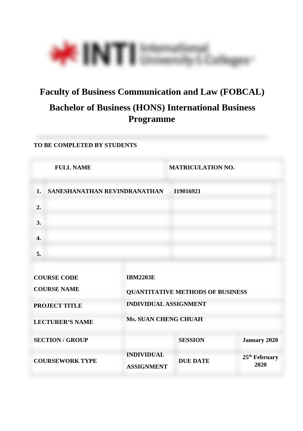 IBM2203E QUANTITATIVE METHOD FOR BUSINESS INDIVIDUAL ASSIGNMENT.docx_d9wofulr26x_page1