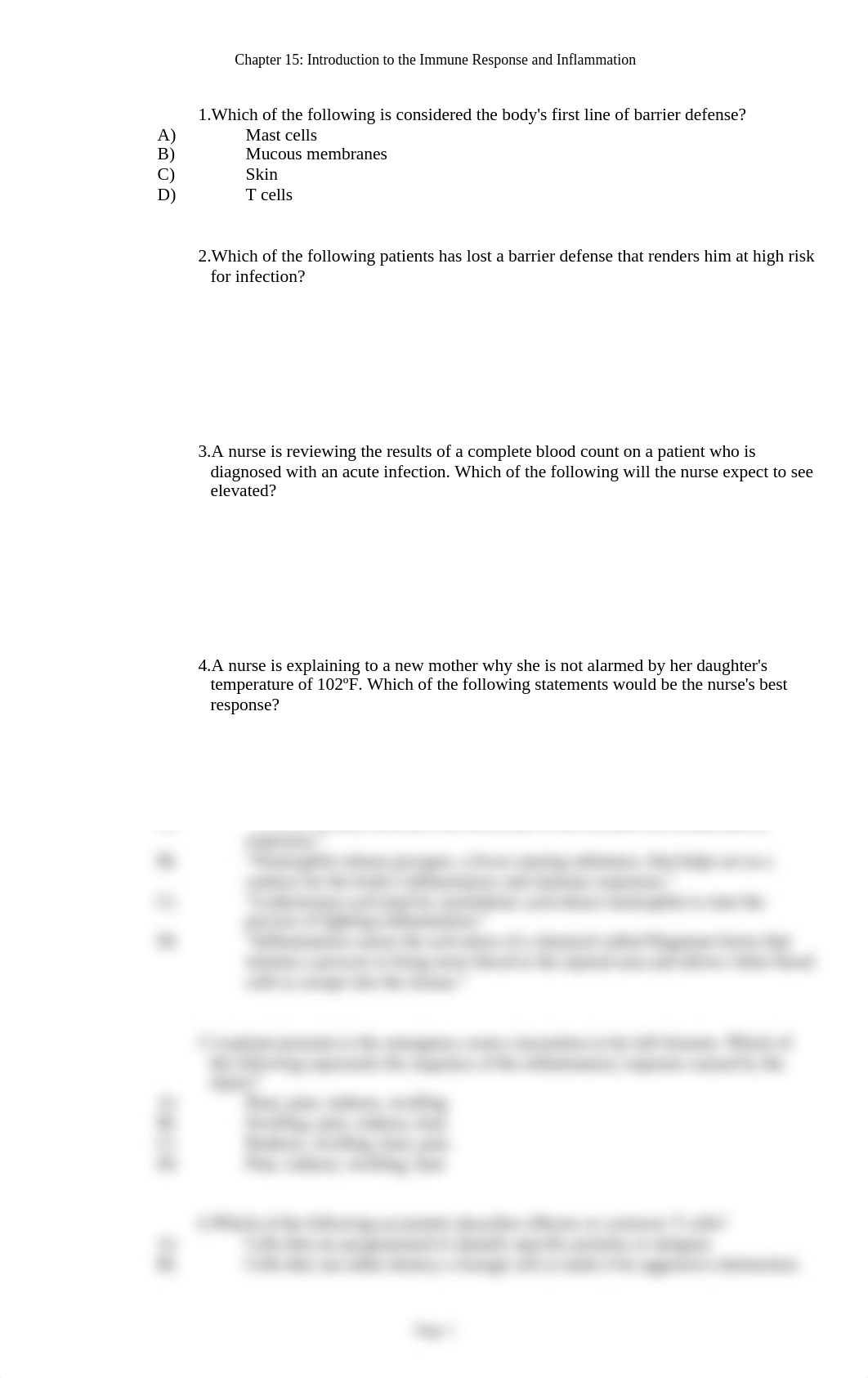 Chapter 15- Introduction to the Immune Response and Inflammation.rtf_d9wunzx8eyw_page1