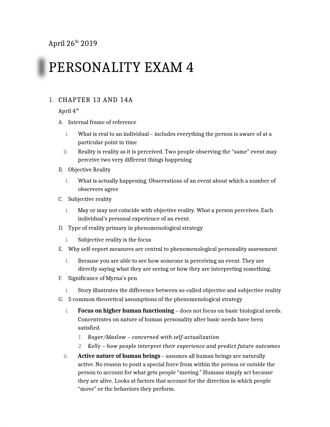 personality exam 4 study guide.docx_d9wvzzuzdh3_page1