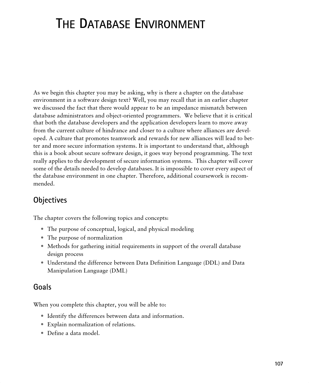 Lesson 12 Chapter 5 - The Datavase Environment - Secure Software Design.pdf_d9xa86dssdr_page1