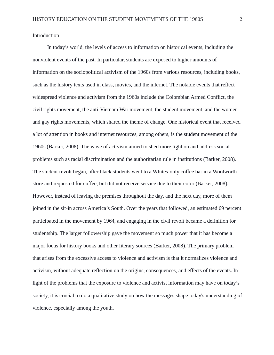 Importance of History Education on the Student Movements of the 1960s on Modern Peace Building among_d9xamf5avva_page2