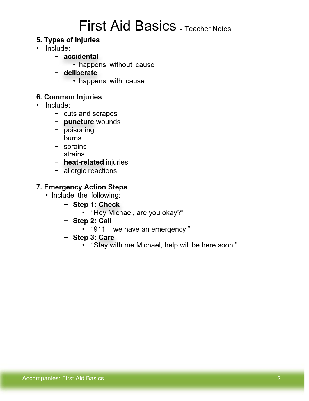 First_Aid_Basics-Teacher_Notes.pdf_d9xbqyelchv_page2