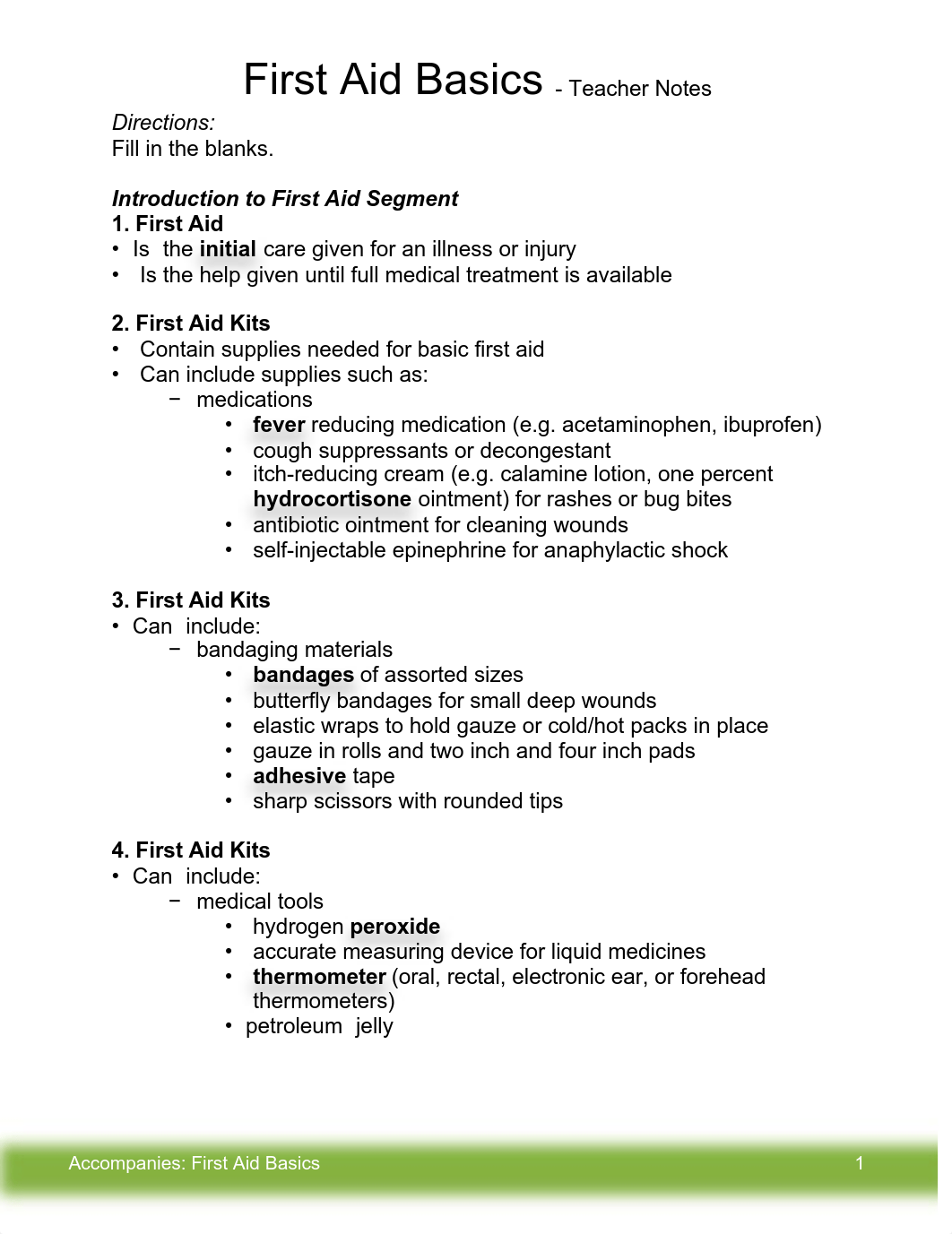 First_Aid_Basics-Teacher_Notes.pdf_d9xbqyelchv_page1