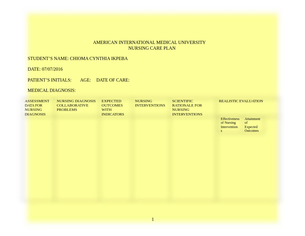 empty care plan sheet_d9xs29jhj2v_page1