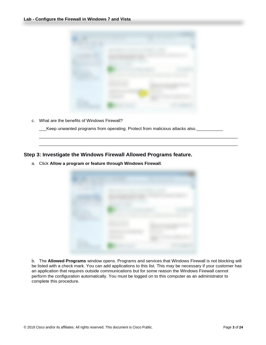 12.3.1.5 Lab - Configure the Firewall in Windows 7 and Vista.docx_d9y4xt4lte3_page3