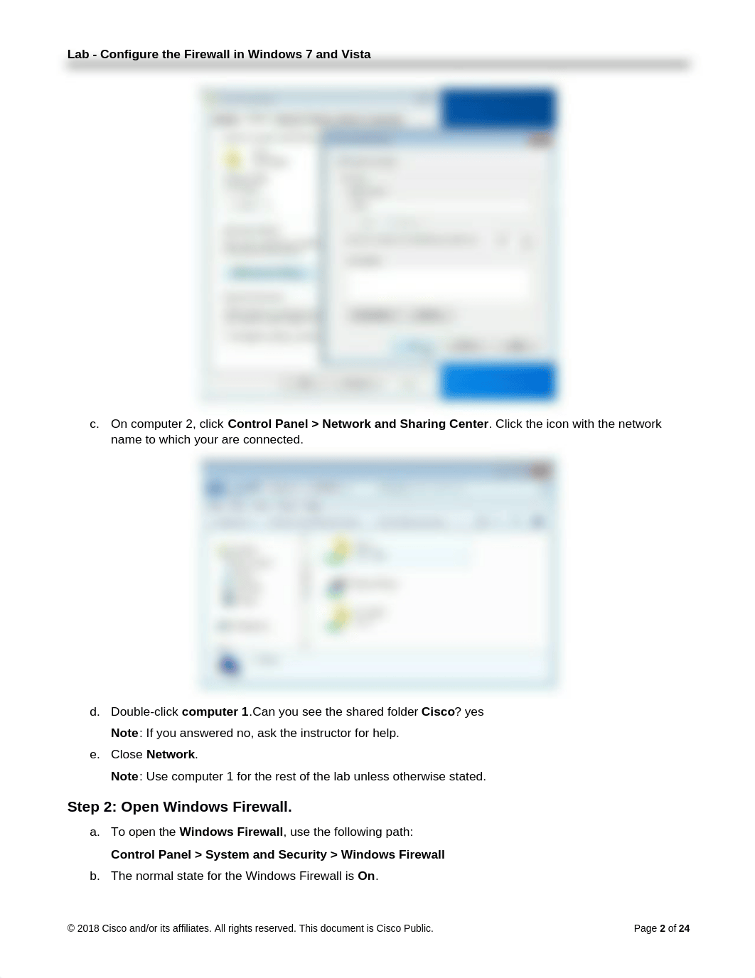 12.3.1.5 Lab - Configure the Firewall in Windows 7 and Vista.docx_d9y4xt4lte3_page2