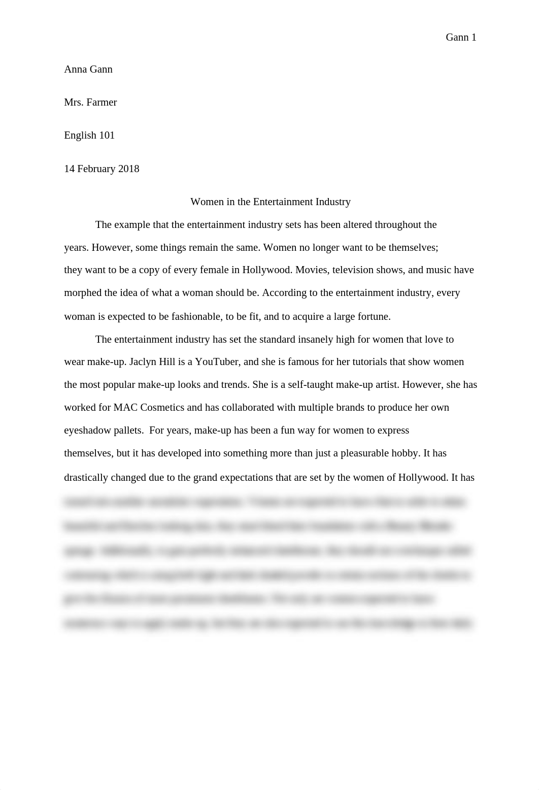 Illustrative Final Essay - Women in the entertainment industry.docx_d9ya1lzomtf_page1