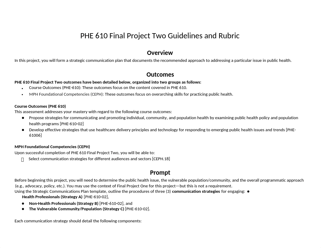 PHE 610 Final Project Two Guidelines and Rubric word.docx_d9ybtr3rcqr_page1