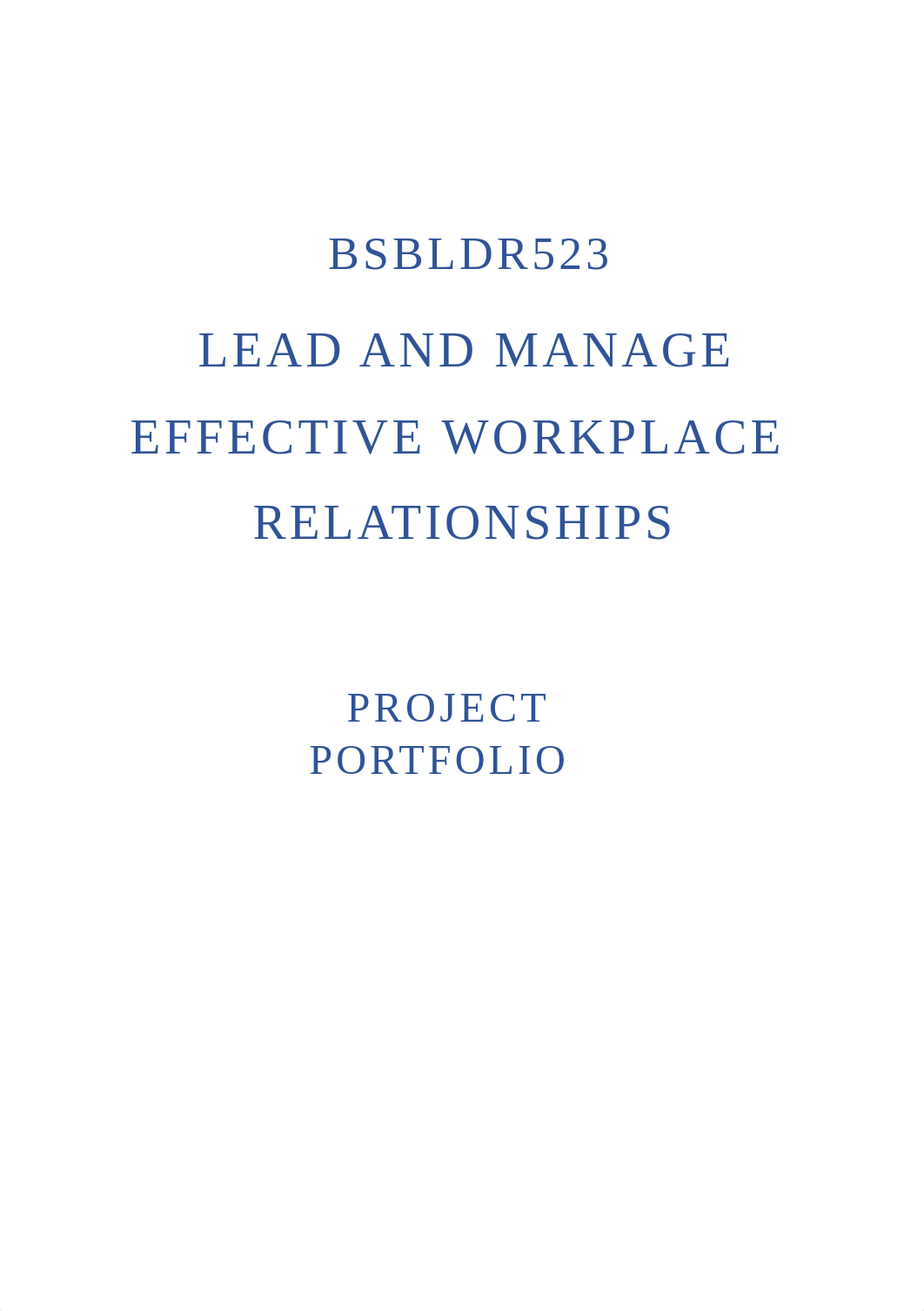 BSBLDR523- Assessment 2- Project Portfolio Answer Guideline.docx_d9ymzm273bx_page1