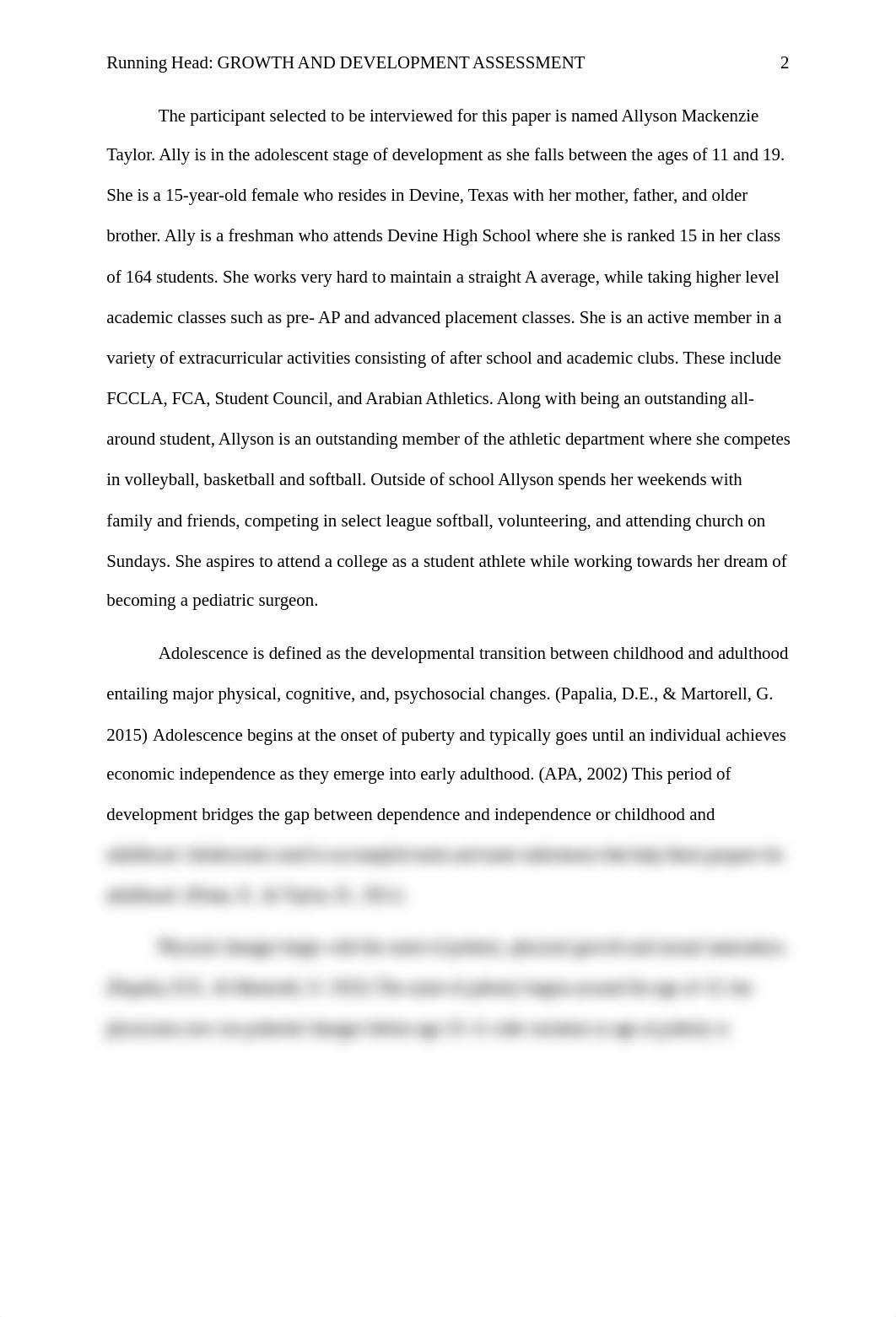 Growth and Development Assessment of the Adolescent paper_Sierra Zinsmeyer.docx_d9ys5abznpn_page2