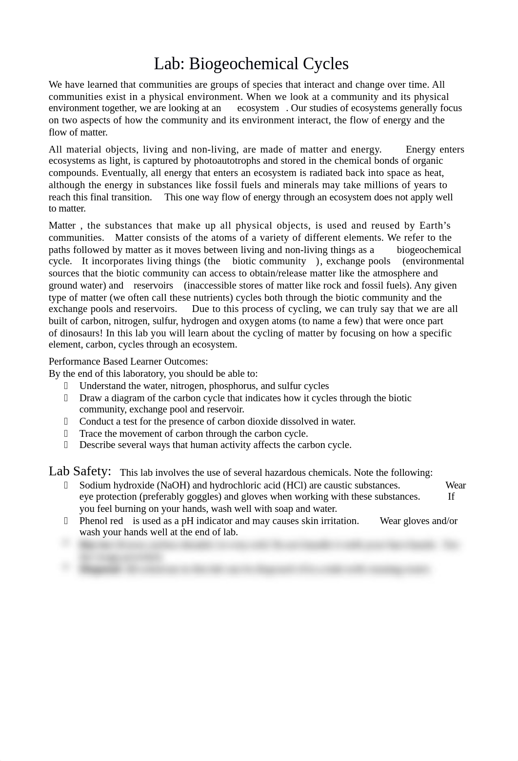 BI101 F20 Lab 4 Biogeochemical cycles lab for remote learning with lab kit directions.docx_d9ywhv6nxqb_page1