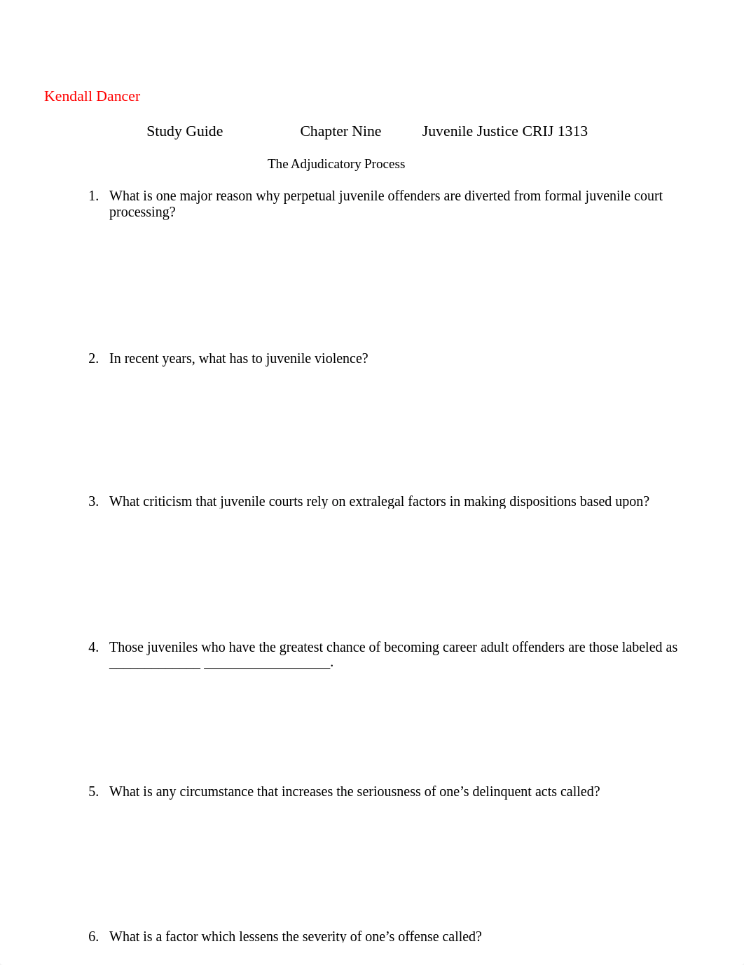 ANSWERS 9 Study Guide for Chapter 9-The Adjudicatory Process.docx_d9yy1m75q0l_page1