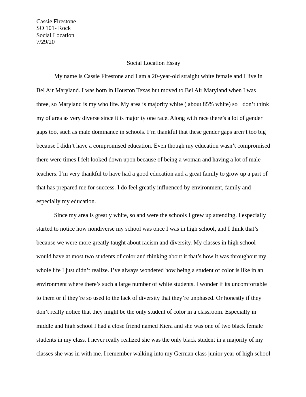 Social Location Essay.docx_d9z5c1d5yed_page1