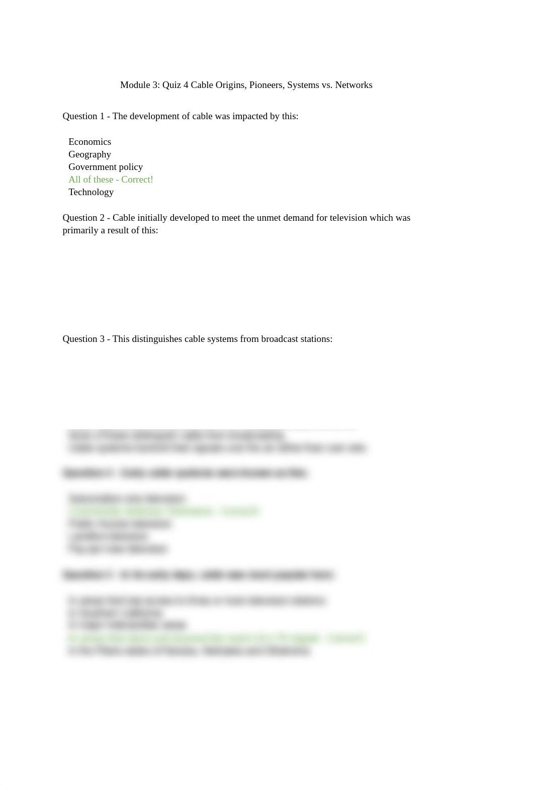 MCO 598 Module 3_ Quiz 4 Cable Origins, Pioneers, Systems vs. Networks .pdf_d9z8cf8zj00_page1