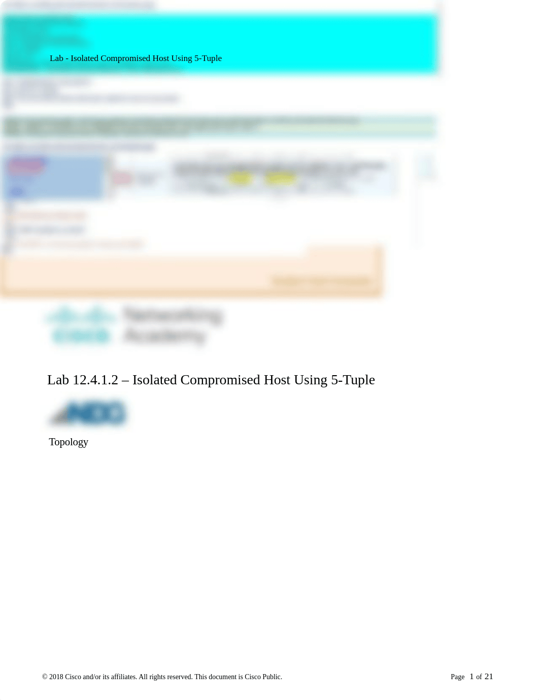 Lab 12.4.1.2 - Isolated Compromised Host Using 5-Tuple.odt_d9z8js4ktg9_page1