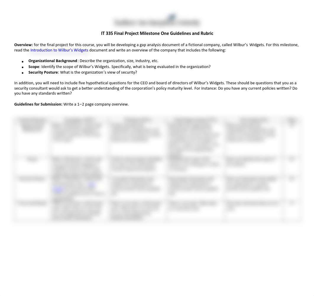 IT 335 Milestone 1 Guidelines and Rubric.pdf_d9zkpfuqbx0_page1