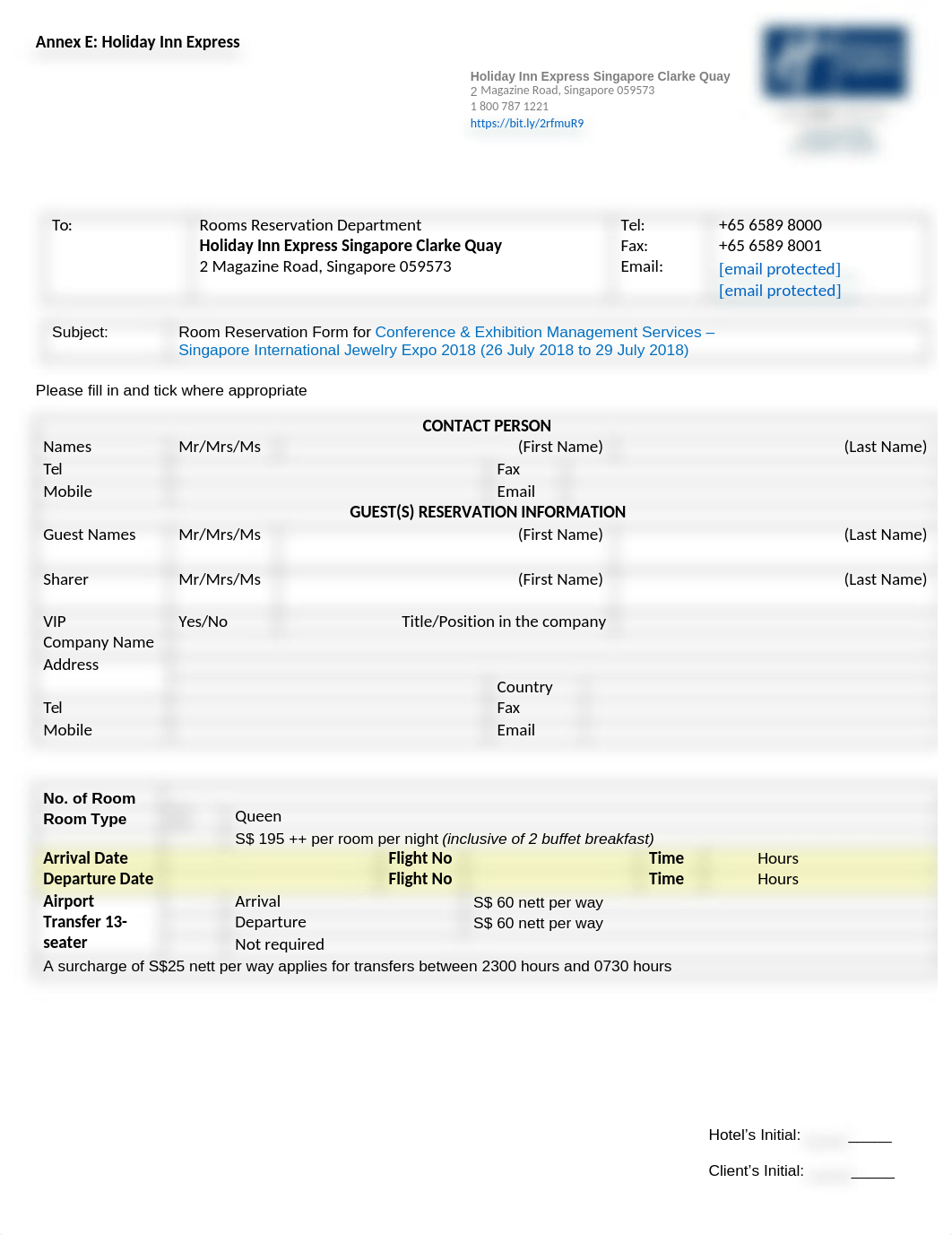 Holiday Inn Express Singapore Clarke Quay Hotel Booking Form(1).doc_d9znhzm6ihd_page1