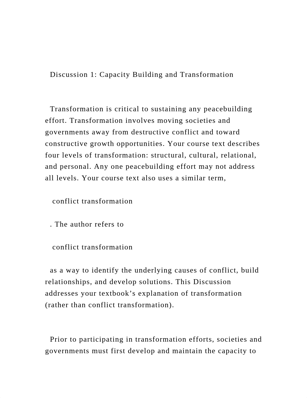 Discussion 1 Capacity Building and Transformation   Transf.docx_d9zssrewhyq_page2