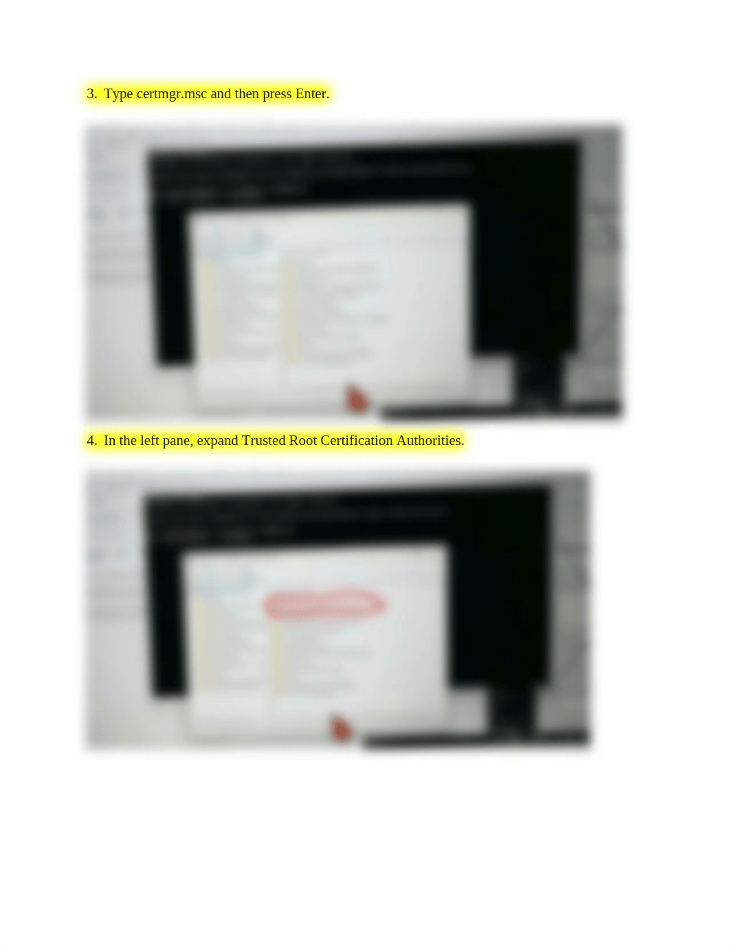 CIS 2350C Wk2 7.3  Viewing Digital Certificate Revocation Lists (CRL) and Untrusted Certificates.doc_da056urelss_page3