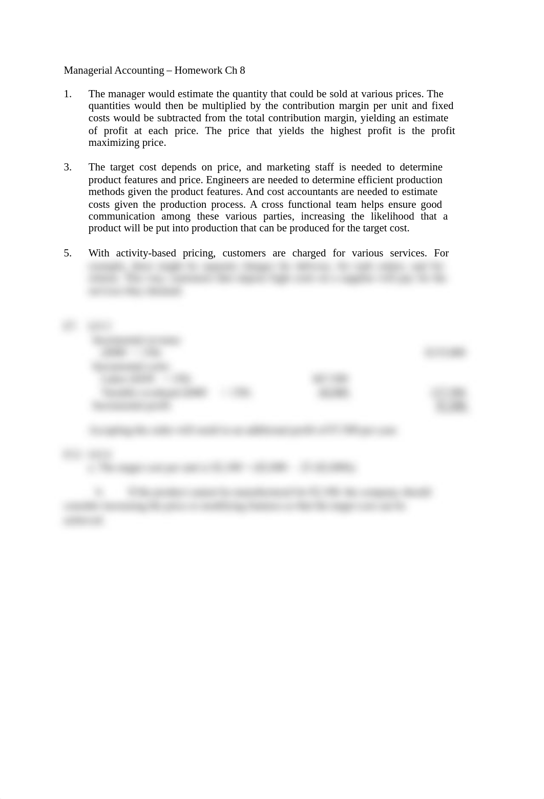 CH. 8- Profit maximizing price, pricing a special order, cost-plus pricing, target costing, customer_da0h89fqidp_page1