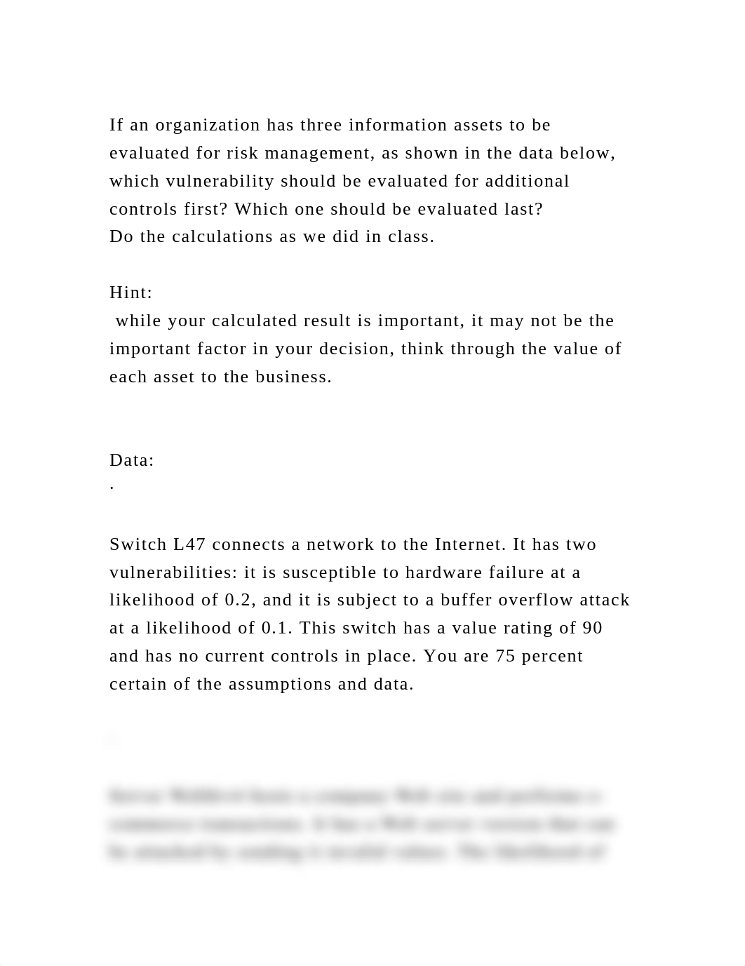 If an organization has three information assets to be evaluated for .docx_da11ewmhicf_page2