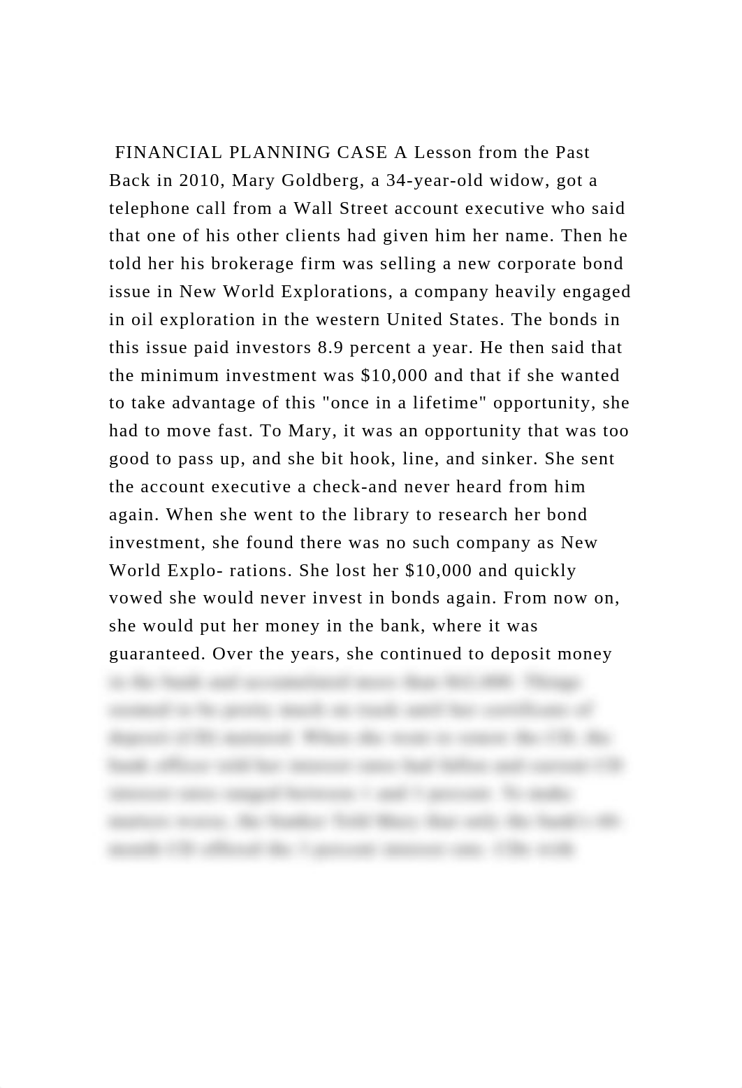 FINANCIAL PLANNING CASE A Lesson from the Past Back in 2010, Mary.docx_da16bn8m6ia_page2