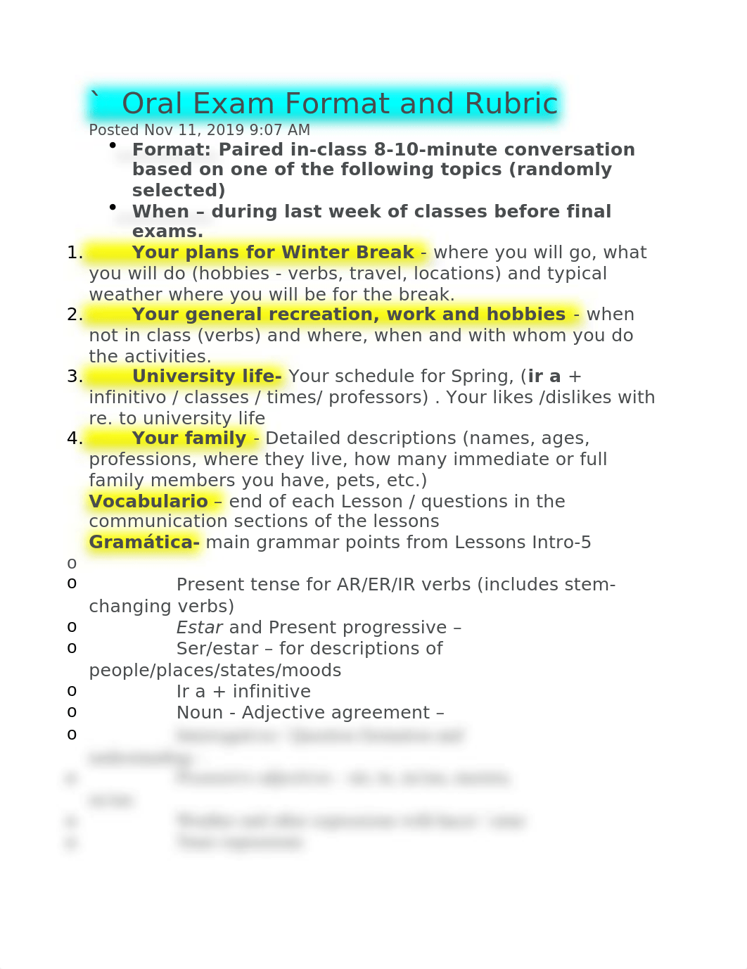 SPAN 1001- Oral Exam Format and Rubric.docx_da1ajpn6wmp_page1